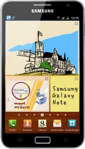 Смартфон Samsung Galaxy Note GT-N7000 Blue - Петергоф