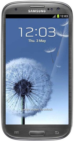 Смартфон Samsung Galaxy S3 GT-I9300 16Gb Titanium grey - Петергоф